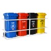 Brooks 120ltr waste bin with metal frame (4pcs set)